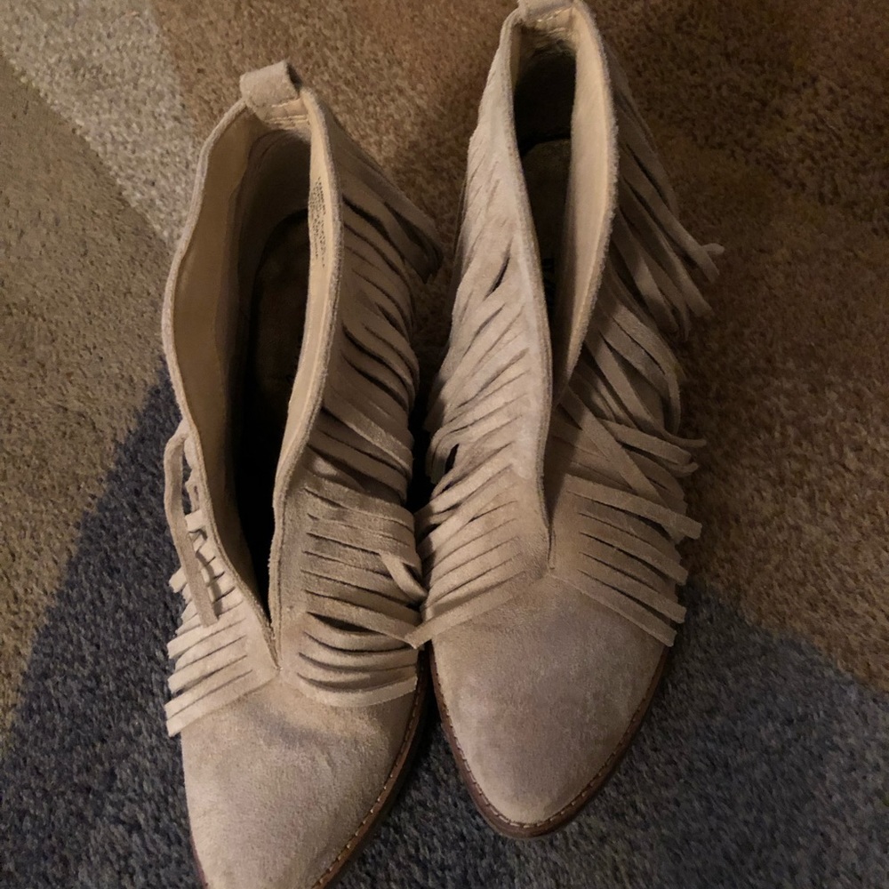 Fringed Booties